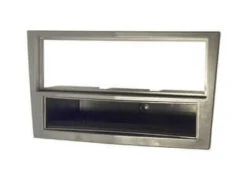 1-DIN Radioblende, Silber Opel 000.155-0