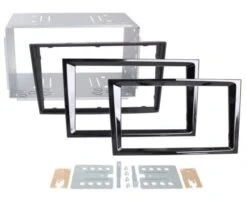 2-DIN Profiblende Astra H Klavierlack Schwarz