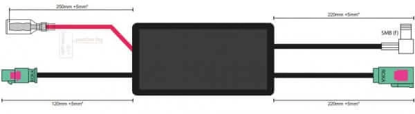 203.014P-0 Antennensignal-Verteiler AKTIV DAB+/FM 2 203.014P-0 Antennensignal-Verteiler AKTIV DAB+/FM – Bild 2