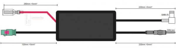 203.015P-0 Antennensignal-Verteiler AKTIV DAB+/FM 2 203.015P-0 Antennensignal-Verteiler AKTIV DAB+/FM – Bild 2