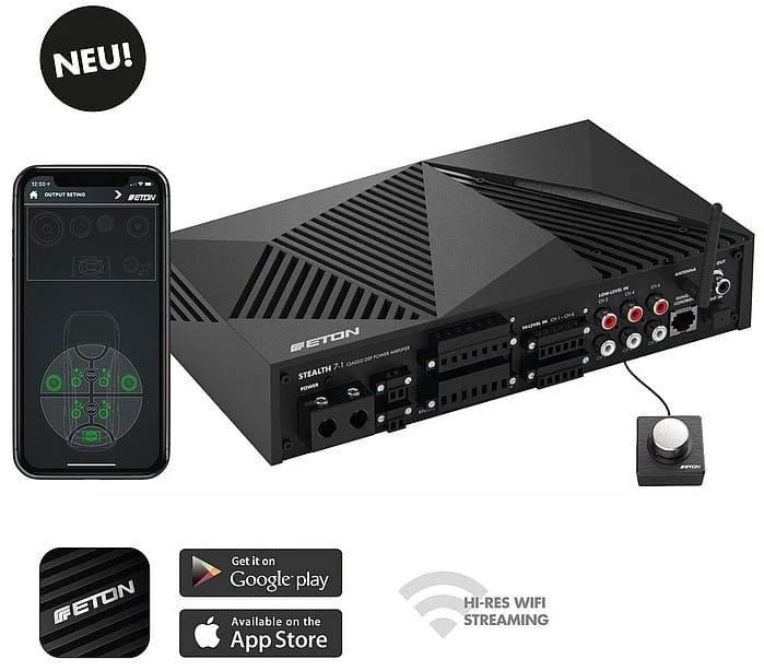 Eton Stealth 7.1 DSP Verstärker 1 Eton Stealth 7.1 DSP Verstärker