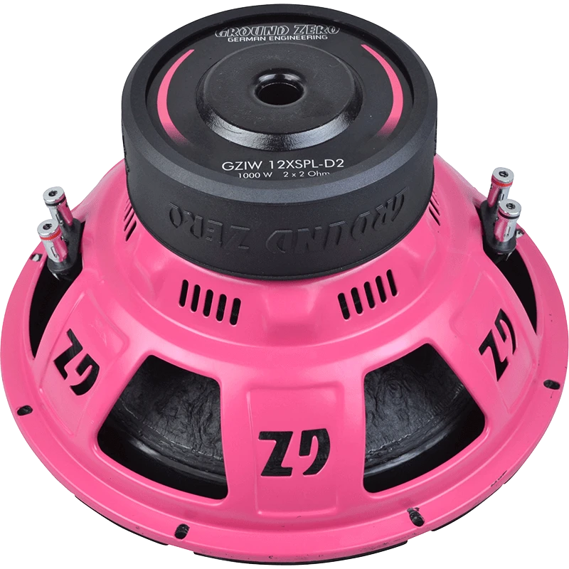 Ground Zero GZIW 12XSPL-D2 PINK EDITION 1 Ground Zero GZIW 12XSPL-D2 PINK EDITION