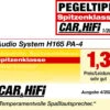 Audio System H 165 PA-4