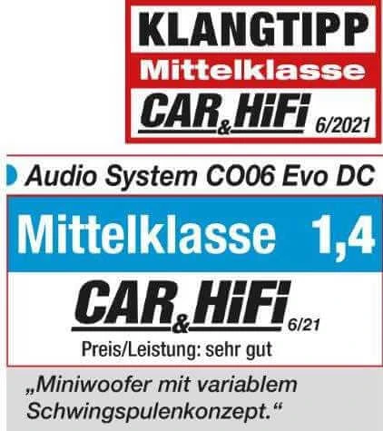 Audio System CO 06 QC EVO 1 Audio System CO 06 QC EVO