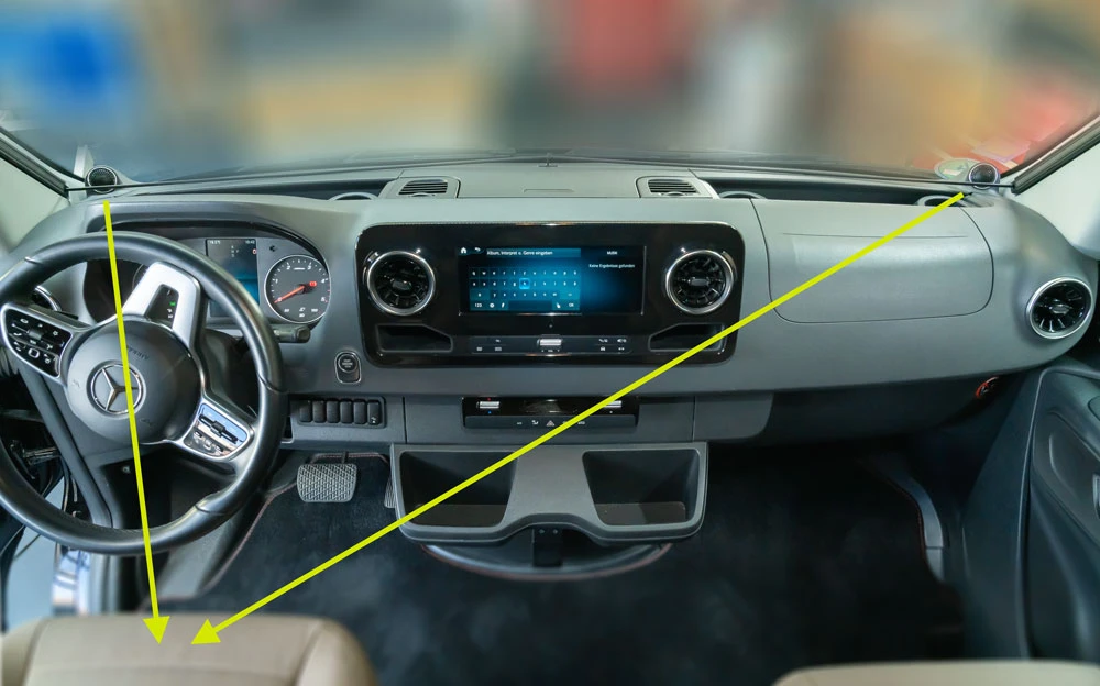 Option MB-W907SET Mercedes Lautsprecher W907 3 Option MB-W907SET Mercedes Lautsprecher W907 – Bild 3